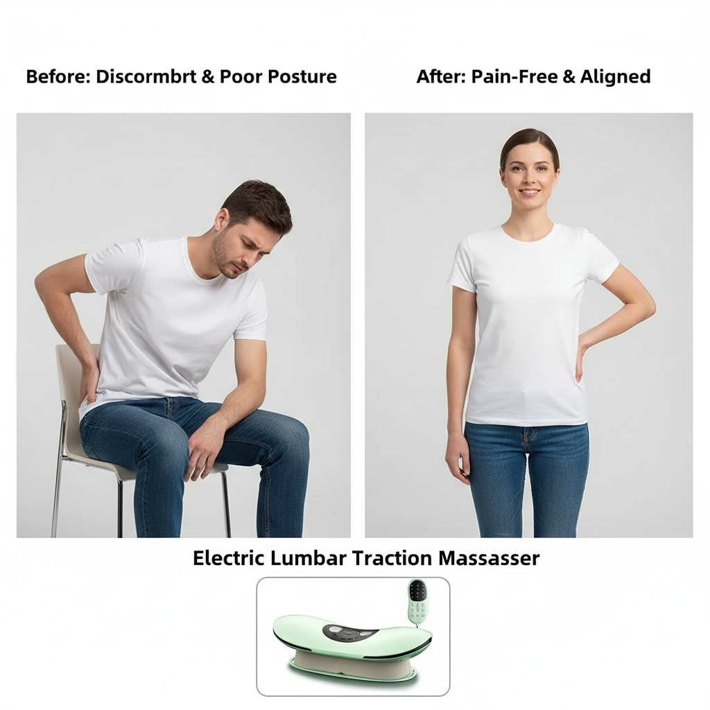 Electric Lumbar Traction Massager By Carrese Solar