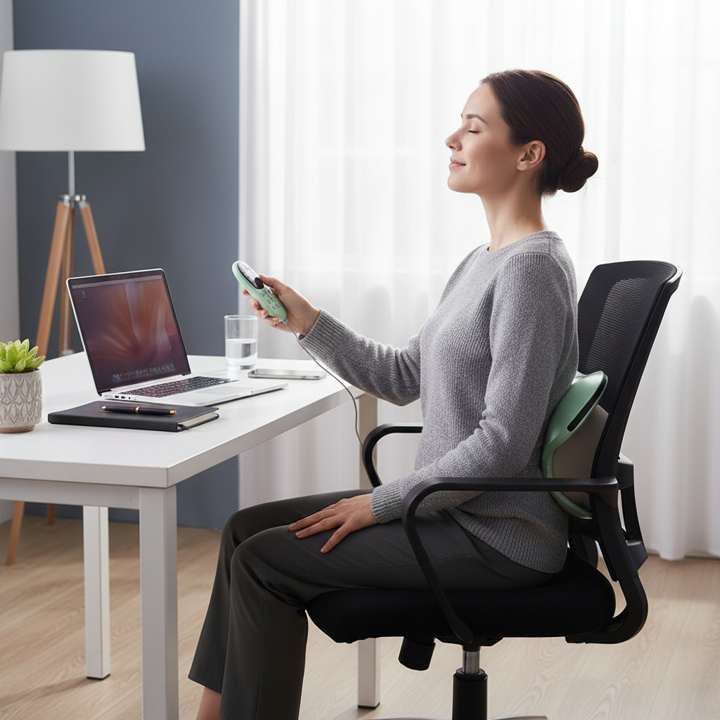 Electric Lumbar Traction Massager By Carrese Solar