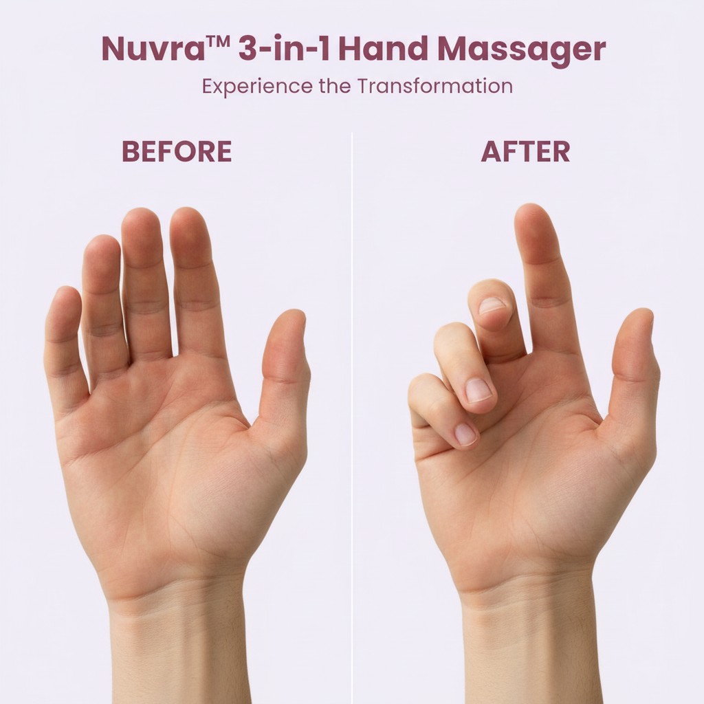 Nuvra™ 3-in-1 Hand Massager