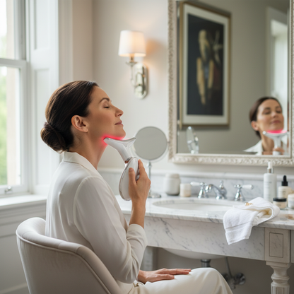 EMS Red Light Face & Neck Massager