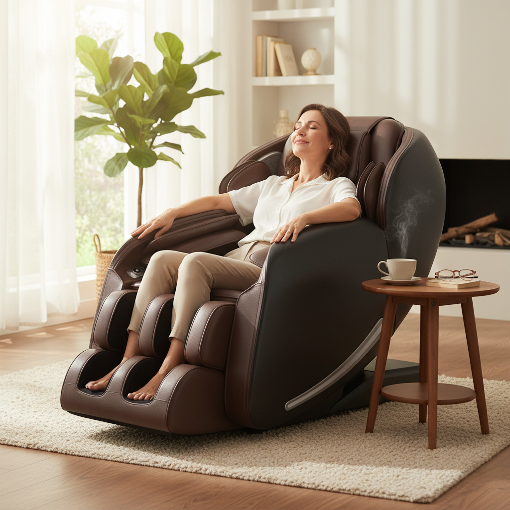 Favor-06 3D Massage Chair Brown
