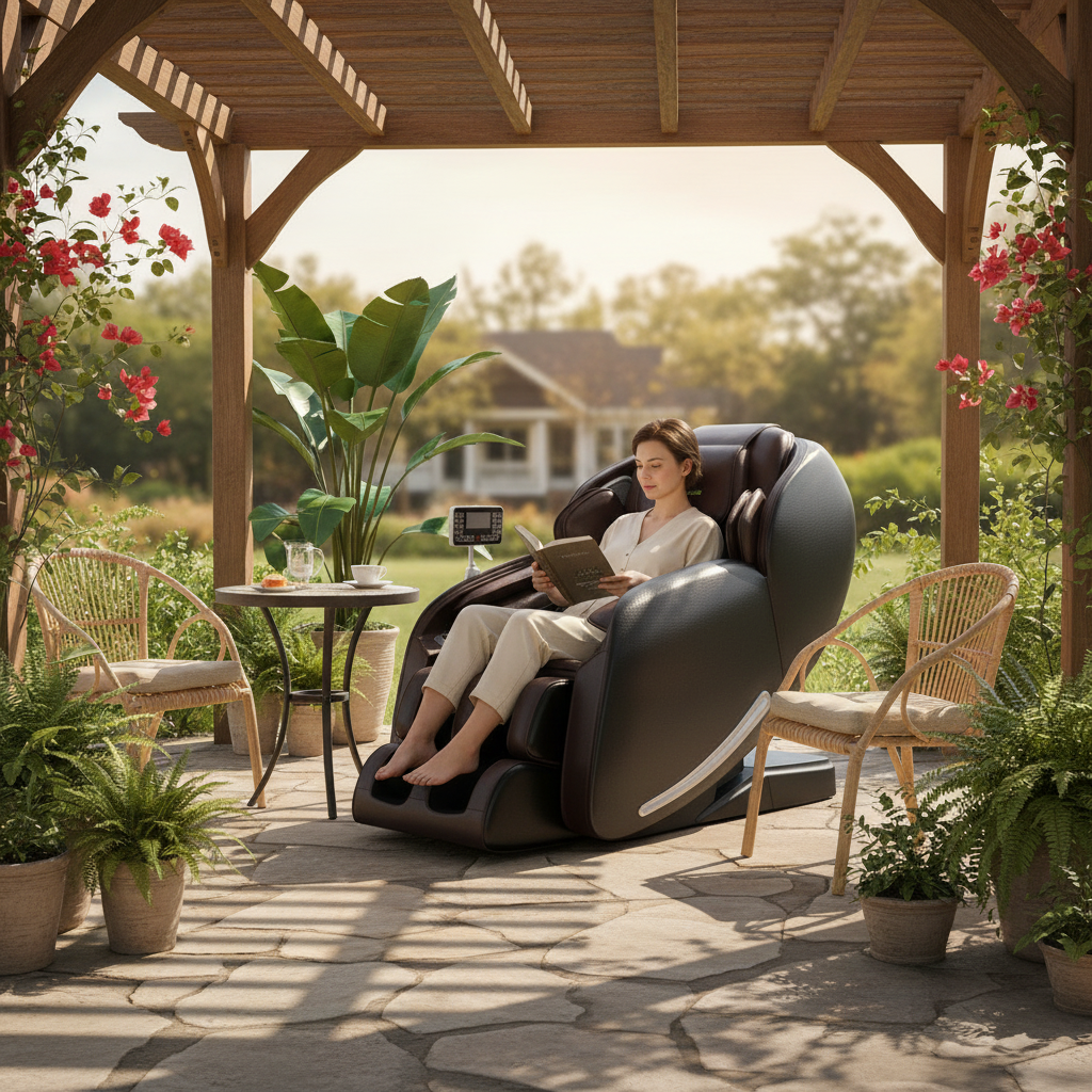 Favor-06 3D Massage Chair Brown